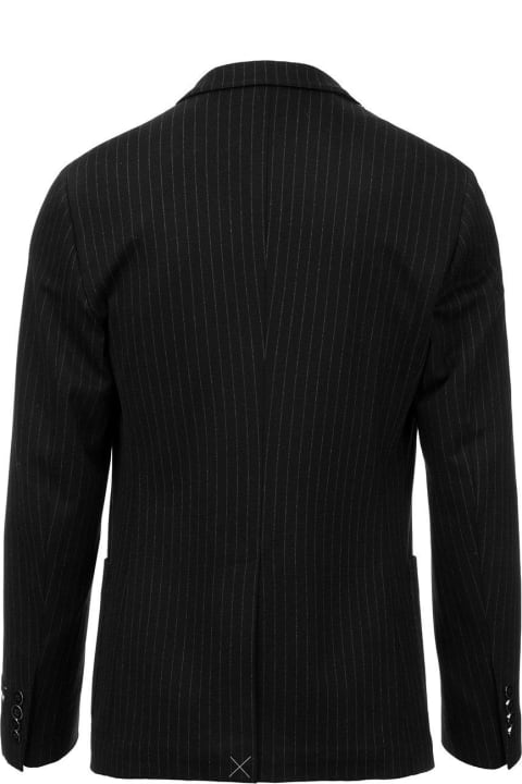 Dolce & Gabbana Coats & Jackets for Men Dolce & Gabbana Pinstripe Buttoned Cuff Jacket