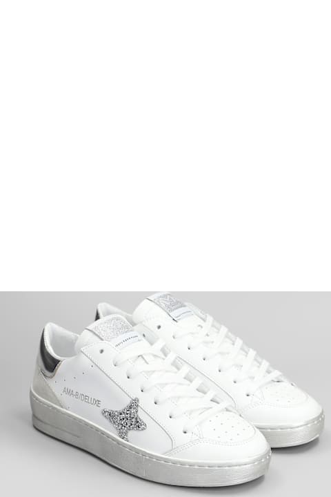 AMA-BRAND Sneakers for Women AMA-BRAND Sneakers In White Leather