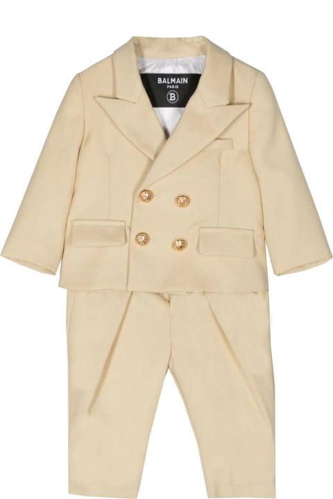 Sale for Baby Boys Balmain Double-breasted Suit