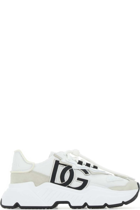 Fashion for Women Dolce & Gabbana Multicolor Fabric And Leather Daymaster Sneakers