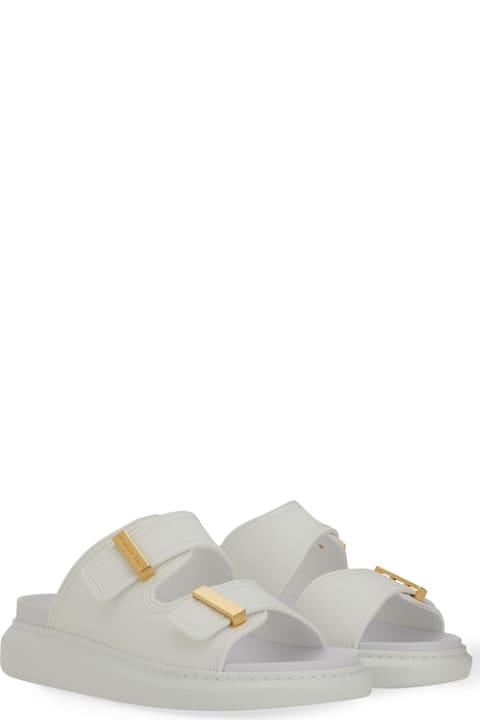 Alexander McQueen Flat Shoes for Women Alexander McQueen Oversize Hybrid Sandal
