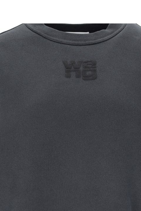 Fashion for Women Alexander Wang Logo Crew Neck Sweatshirt
