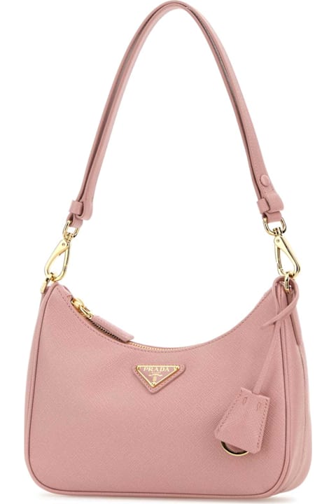 Homeware Prada Pink Leather Mini Prada Re-edition Shoulder Bag