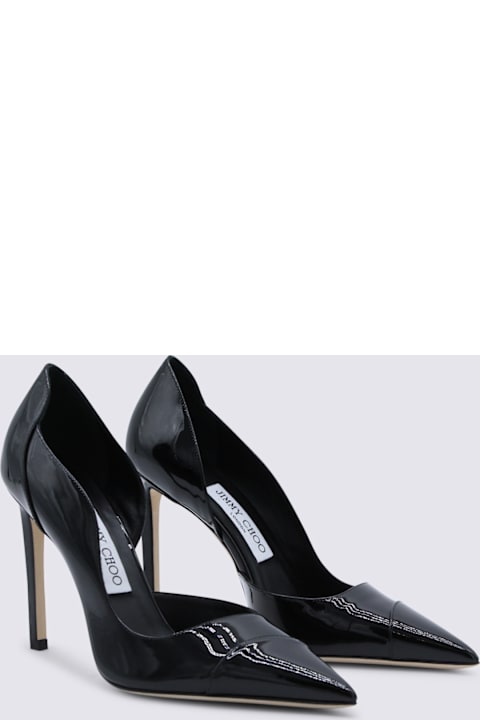 Jimmy Choo Black Leather Pumps