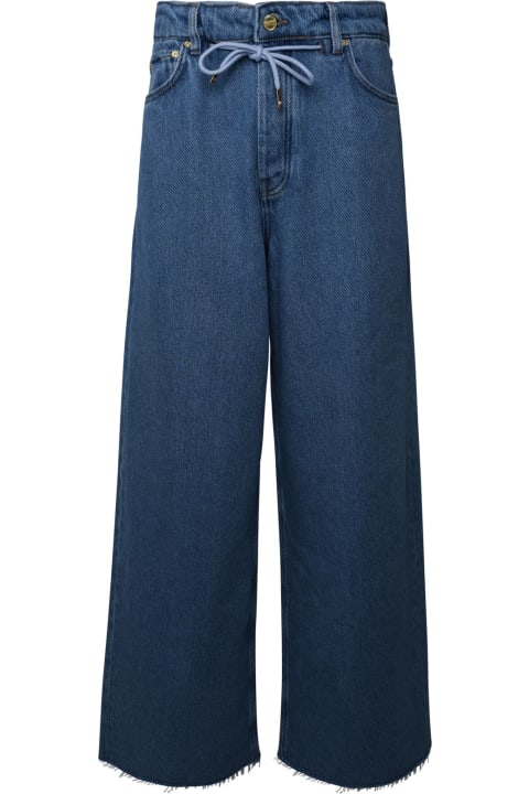 Ganni Jeans for Women Ganni Light Blue Organic Cotton Jeans