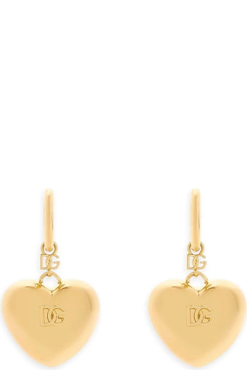 Jewelry for Women Dolce & Gabbana Heart Drop Earrings