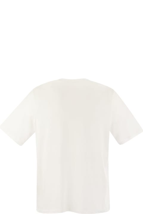 Majestic Filatures Clothing for Men Majestic Filatures Short-sleeved T-shirt In Lyocell And Cotton