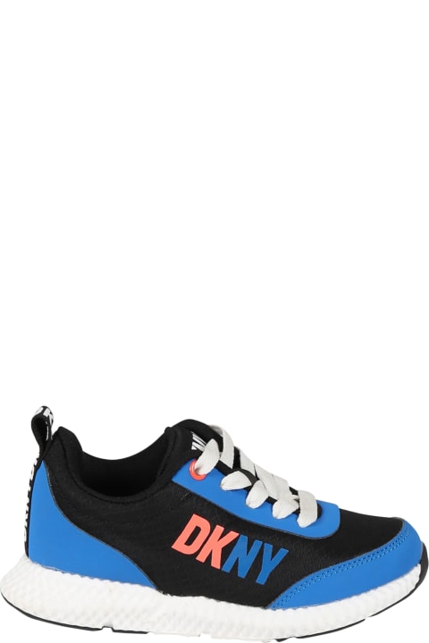DKNY Shoes for Boys DKNY Multicolor Sneakers For Kids With Logo