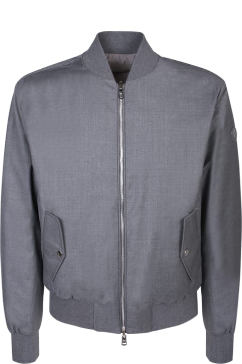 Moncler Coats & Jackets for Men Moncler Aver Bomber Grey Jacket