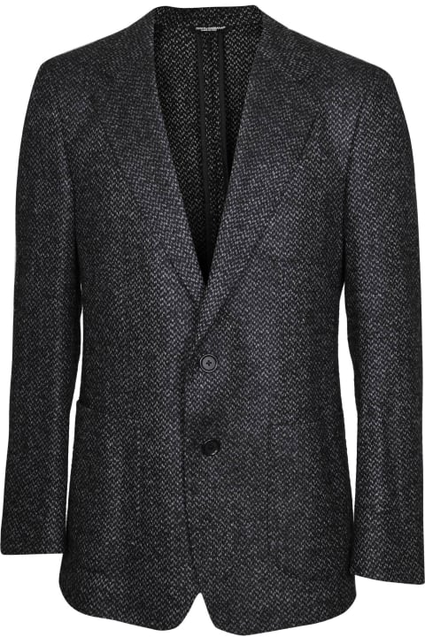 Dolce & Gabbana Coats & Jackets for Men Dolce & Gabbana Single-breasted Wool Jacket