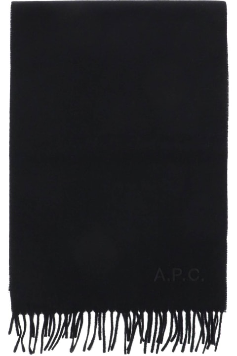 A.P.C. for Men A.P.C. 'ambroise Brodée' Wool Scarf