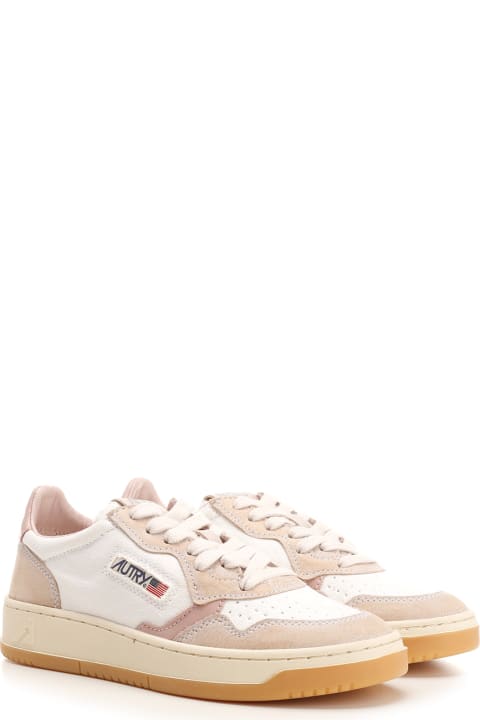 Autry Sneakers for Women Autry 'medalist' Sneakers In Leather And Canvas