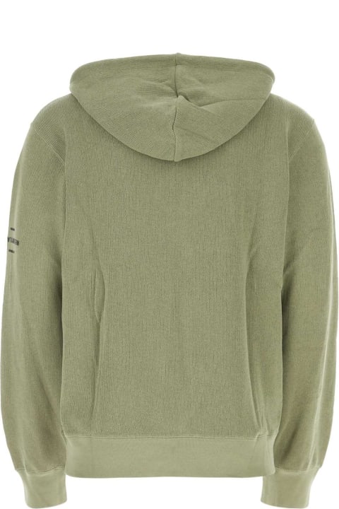 メンズ Helmut Langのフリース＆ラウンジウェア Helmut Lang Sage Green Cotton Blend Sweatshirt