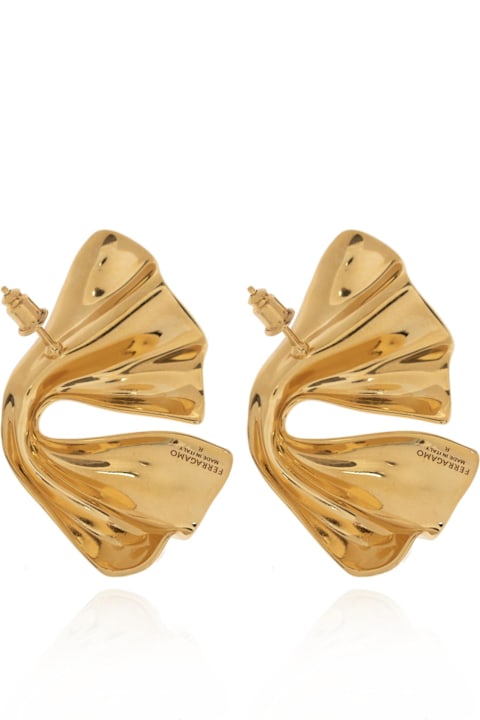 Ferragamo Earrings for Women Ferragamo Brass Earrings