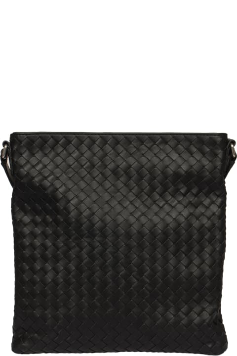 Bottega Veneta for Men Bottega Veneta Weave Zip Shoulder Bag
