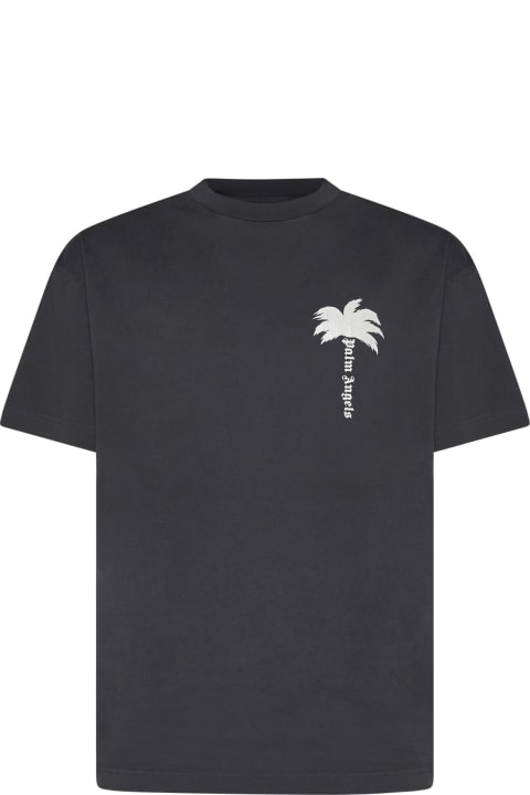 Homeware Palm Angels Gray Cotton T-shirt