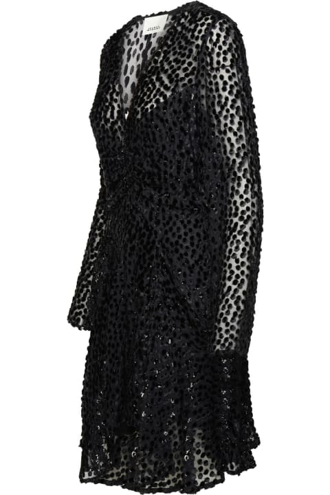 Isabel Marant Jumpsuits for Women Isabel Marant 'usmara' Black Silk Blend Dress