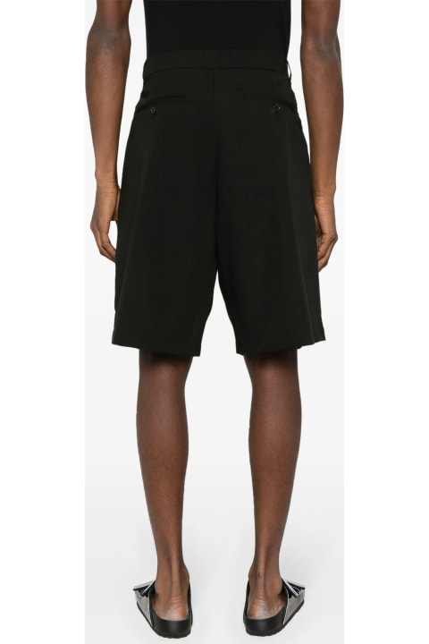 Family First Milano Pants for Men Family First Milano Black Tailored Knee Shorts
