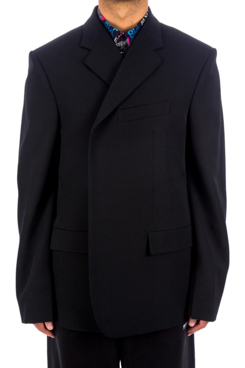 Balenciaga Coats & Jackets for Men Balenciaga Vetta Wool Blazer