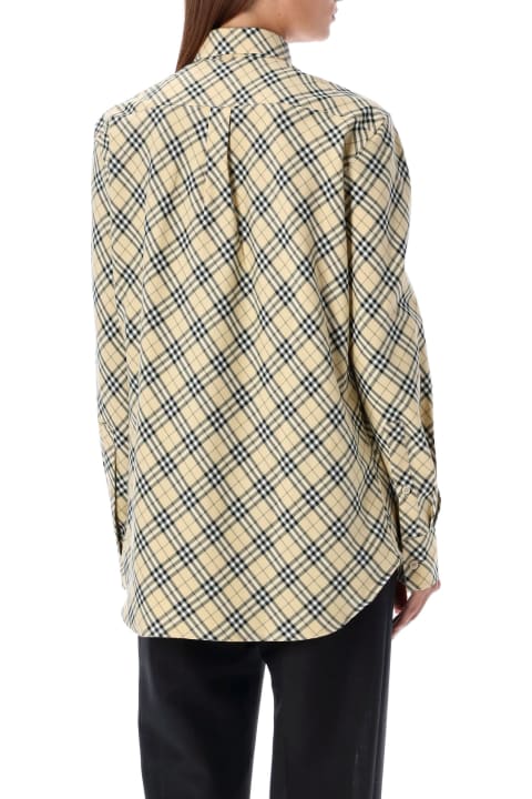 Burberry London Topwear for Women Burberry London Checked Oversized Shirt