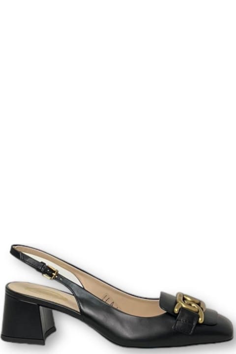 Tod's Shoes for Women Tod's Kate Logo Plaque Slingback Pumps