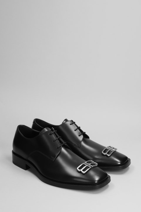 Rim Bb Icon Lace Up Shoes In Black Leather