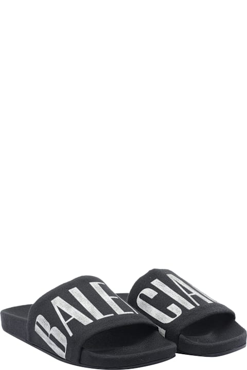 Homeware Balenciaga Logo Slide Sandals