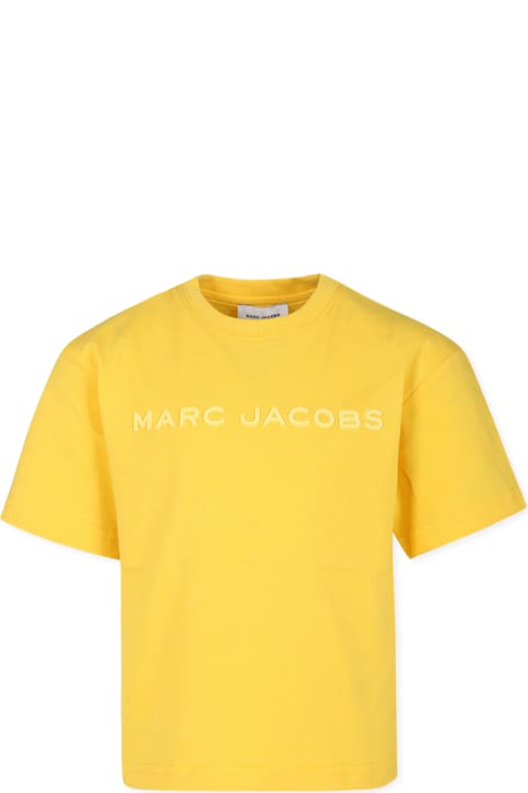 Homeware Marc Jacobs Yellow T-shirt For Kids With Logo