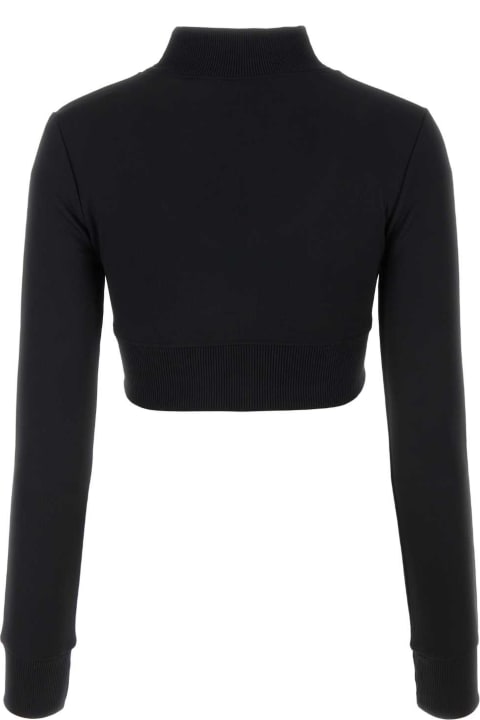Courrèges Sweaters for Women Courrèges Black Polyester Sweatshirt