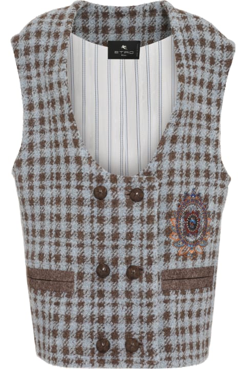 Homeware Etro Mixed Wool Waist Coat