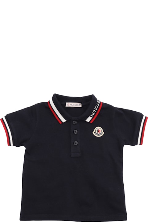 Topwear for Baby Boys Moncler Ss Polo