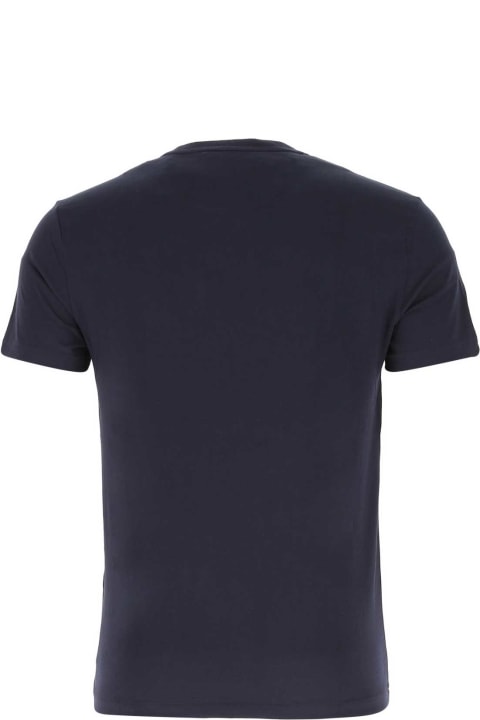 メンズ新着アイテム Polo Ralph Lauren Navy Blue Cotton T-shirt