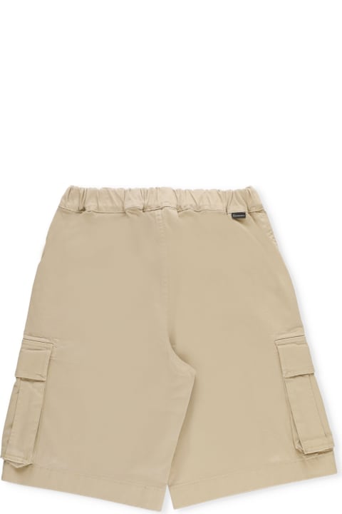 Bottoms for Boys Woolrich Cotton Cargo Bermuda Shorts