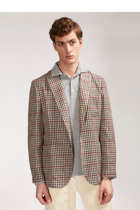 Fashion for Men doppiaa Aanfiro Checked Jacket