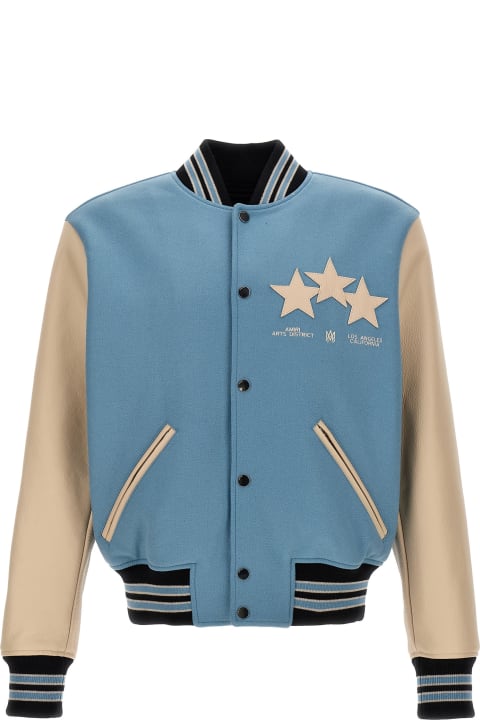 Coats & Jackets for Men AMIRI 'stars Varsity' Bomber Jacket