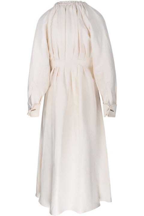 Sale for Women Max Mara Drawstring Long-sleeved Dress