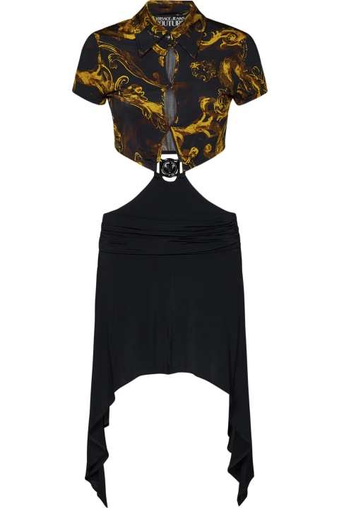 Versace Jeans Couture Topwear for Women Versace Jeans Couture Watercolour Couture Mini Dress