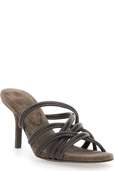 Brunello Cucinelli Paia Di Sandali Con Tacco