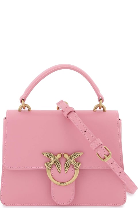 Pinko Totes for Women Pinko Love One Top Handle Mini Light Bag