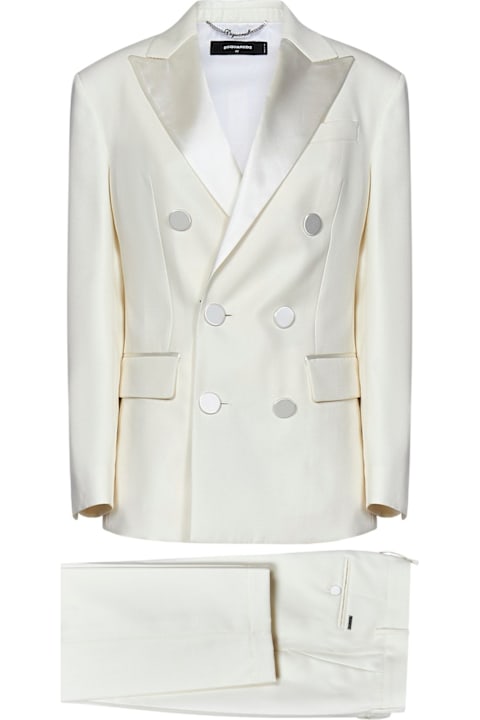 Suits for Women Dsquared2 Boston Double-breasted Satin Suit