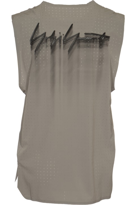 Topwear for Men Y-3 Logo Detail Runner Tank Top