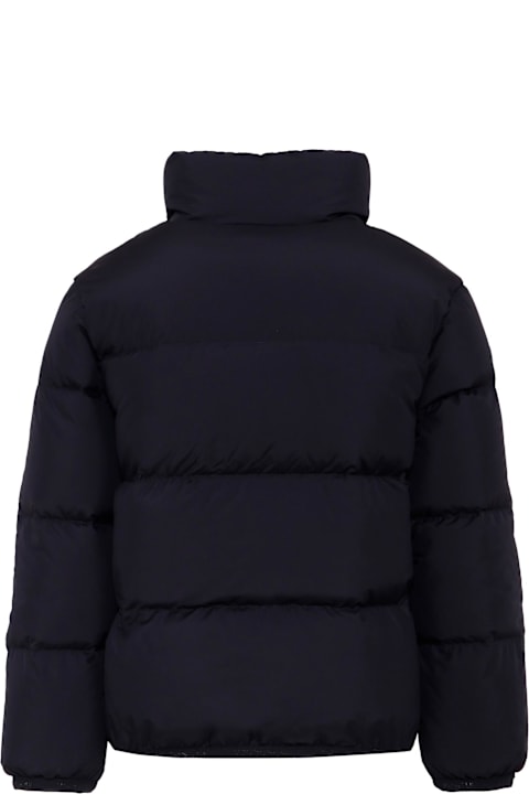 Homeware Moncler Blue Cermasa Down Jacket For Boy With Logo