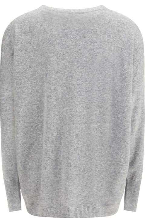 Verybusy لـ Men Verybusy Crewneck Sweater In Pure Cashmere