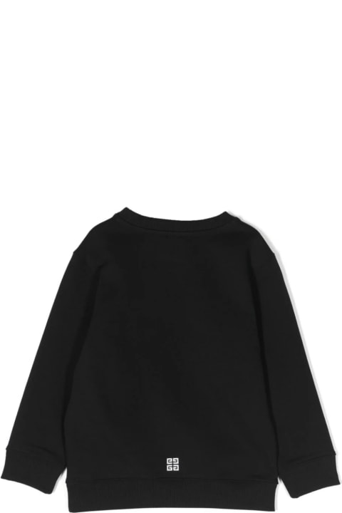 Givenchy Kids Givenchy Black Sweatshirt With Givenchy 4g Logo
