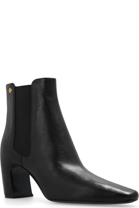 Tory Burch Boots for Women Tory Burch Square Toe Heeled Boots