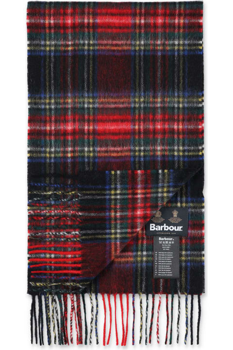 Homeware Barbour Tartan Fringed Edges Scarf