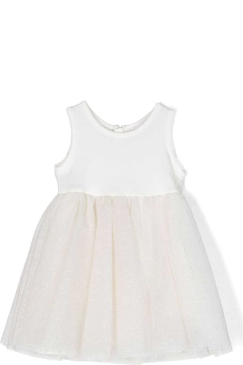 Monnalisa Clothing for Baby Girls Monnalisa Abito In Maglia Tulle Glitter