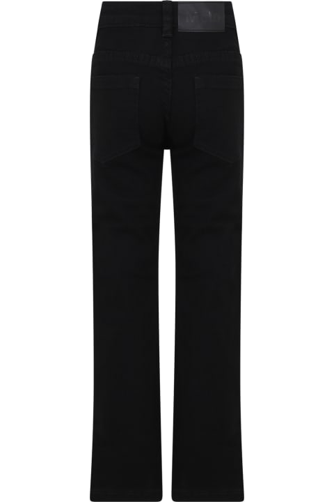 Molo for Kids Molo Black Jeans For Boy With Logo