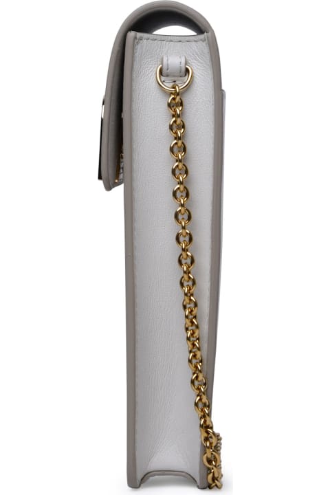 Furla for Women Furla 'flow Vertic' Ivory Leather Crossbody Bag