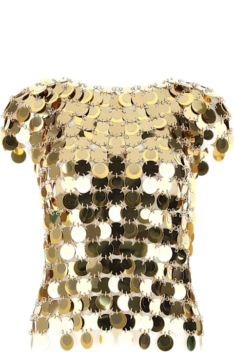 Paco Rabanne for Women Paco Rabanne Gold Sequins Top